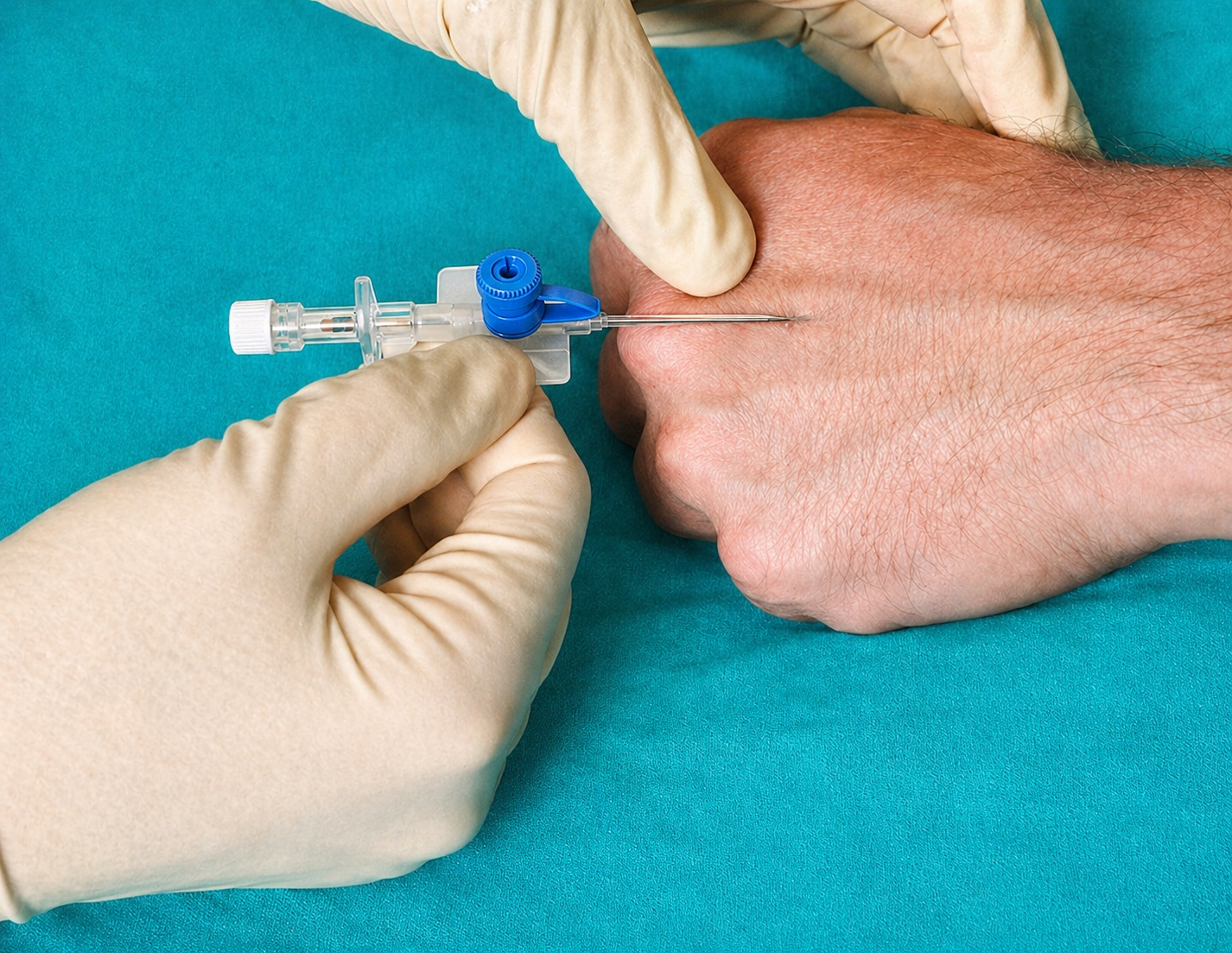 JENSURE medical professional with medical device